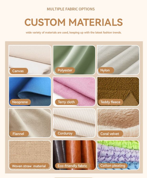 Custom Materials for Makeup Bags