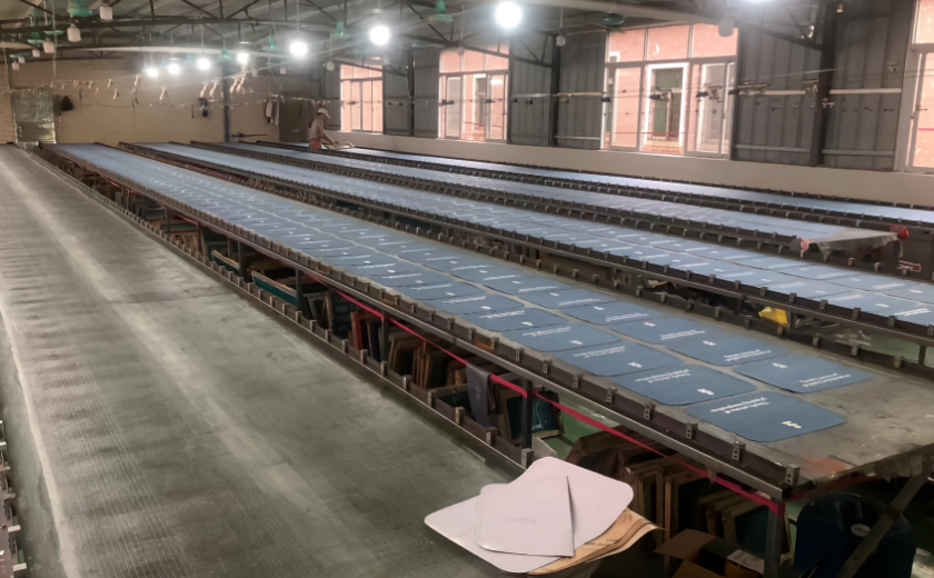 Printing process on makeup bags