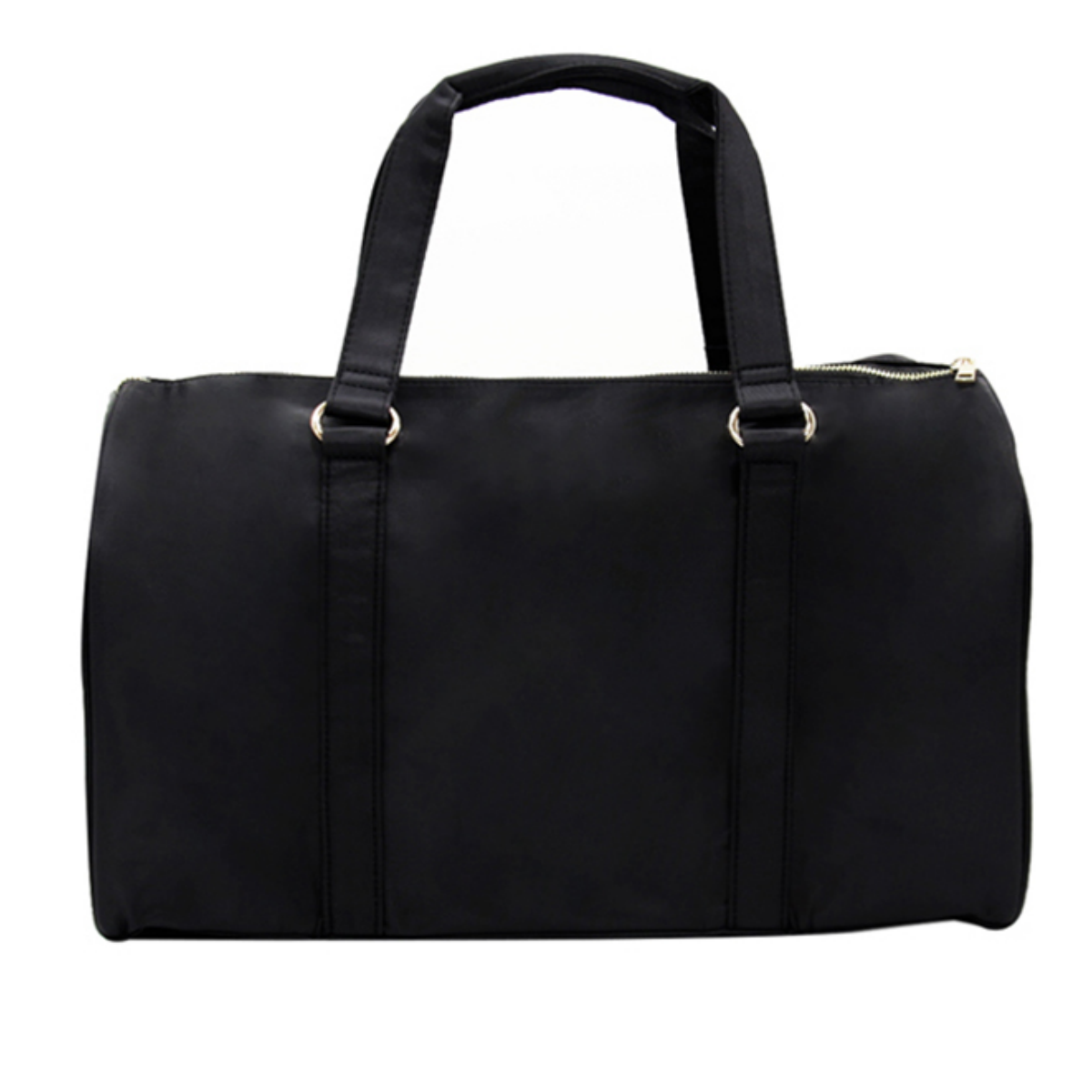 duffel bag weekender bag travel bag Black Weekend Duffel Bag With Handles And Shoulder Strap For Short Trips