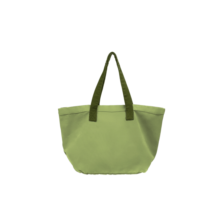 tote bag beach bag canvas bag Large Green Shopping Tote Bag with Long Handles