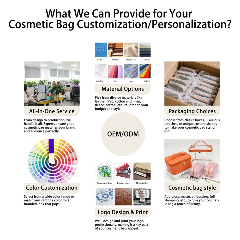 One-Stop Cosmetic Bag OEM / ODM Service