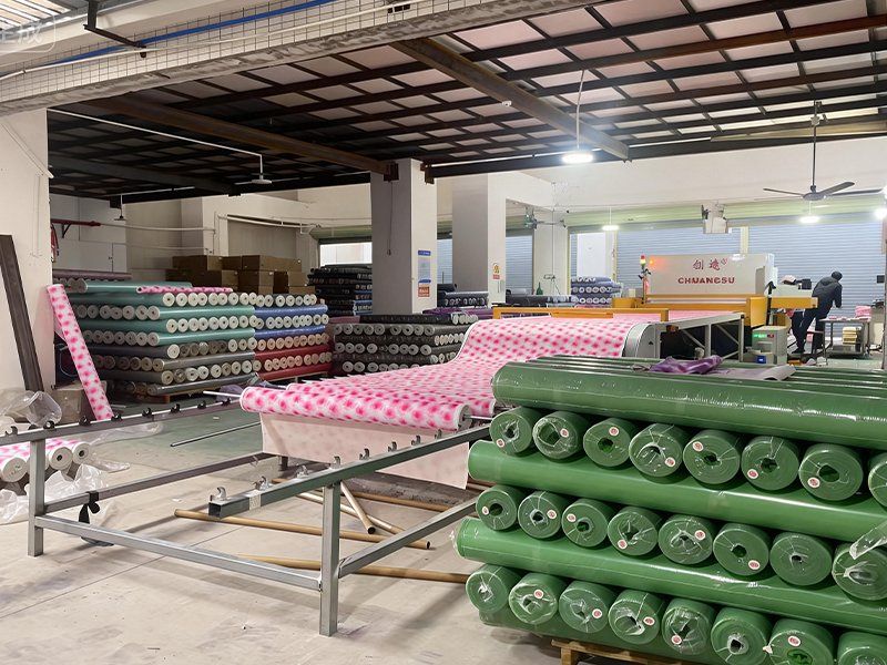 Punch press material cutting