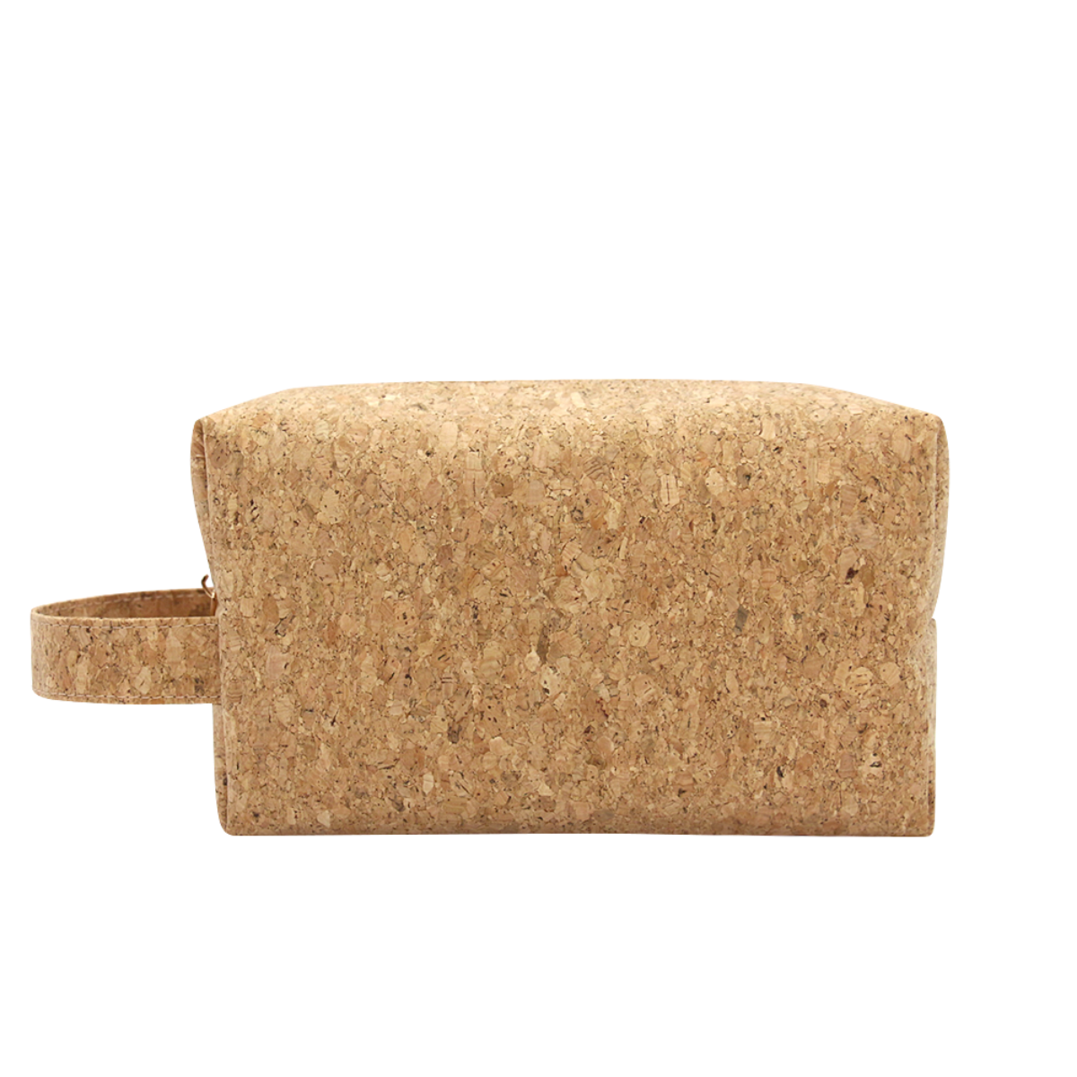 toiletry bag dopp kit travel organizer Natural Cork Leather Toiletry Bag with Side Handle