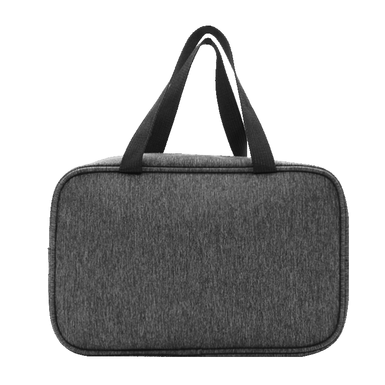 Travel Toiletry Bag Hanging Toiletry Bag Mens Toiletry Bag Grey Heather PU Toiletry Organizer With Handle