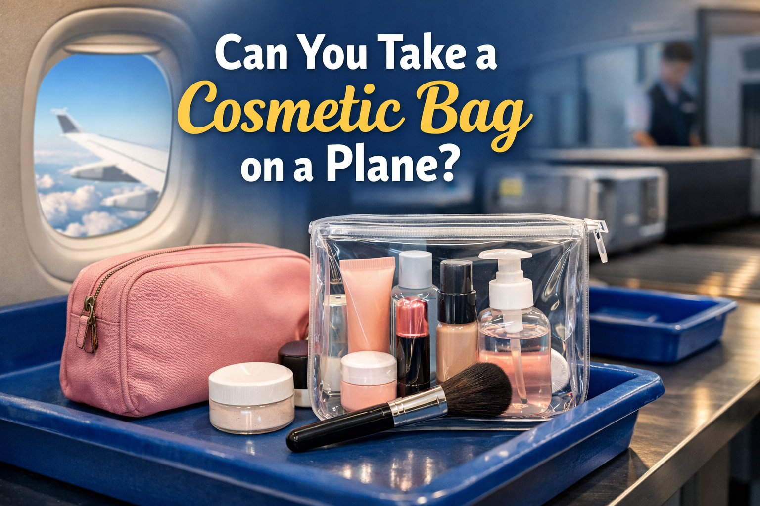 Can You Take a Cosmetic Bag on a Plane?
