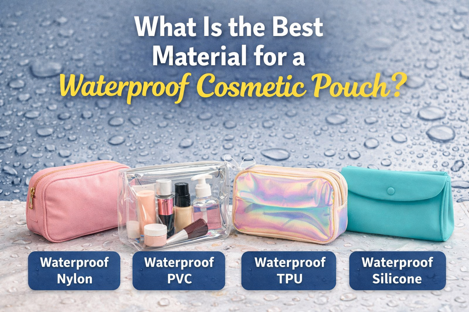 What Is the Best Material for a　Waterproof Cosmetic Pouch？