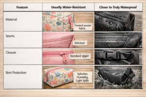 Are Cosmetic Bags Waterproof?
