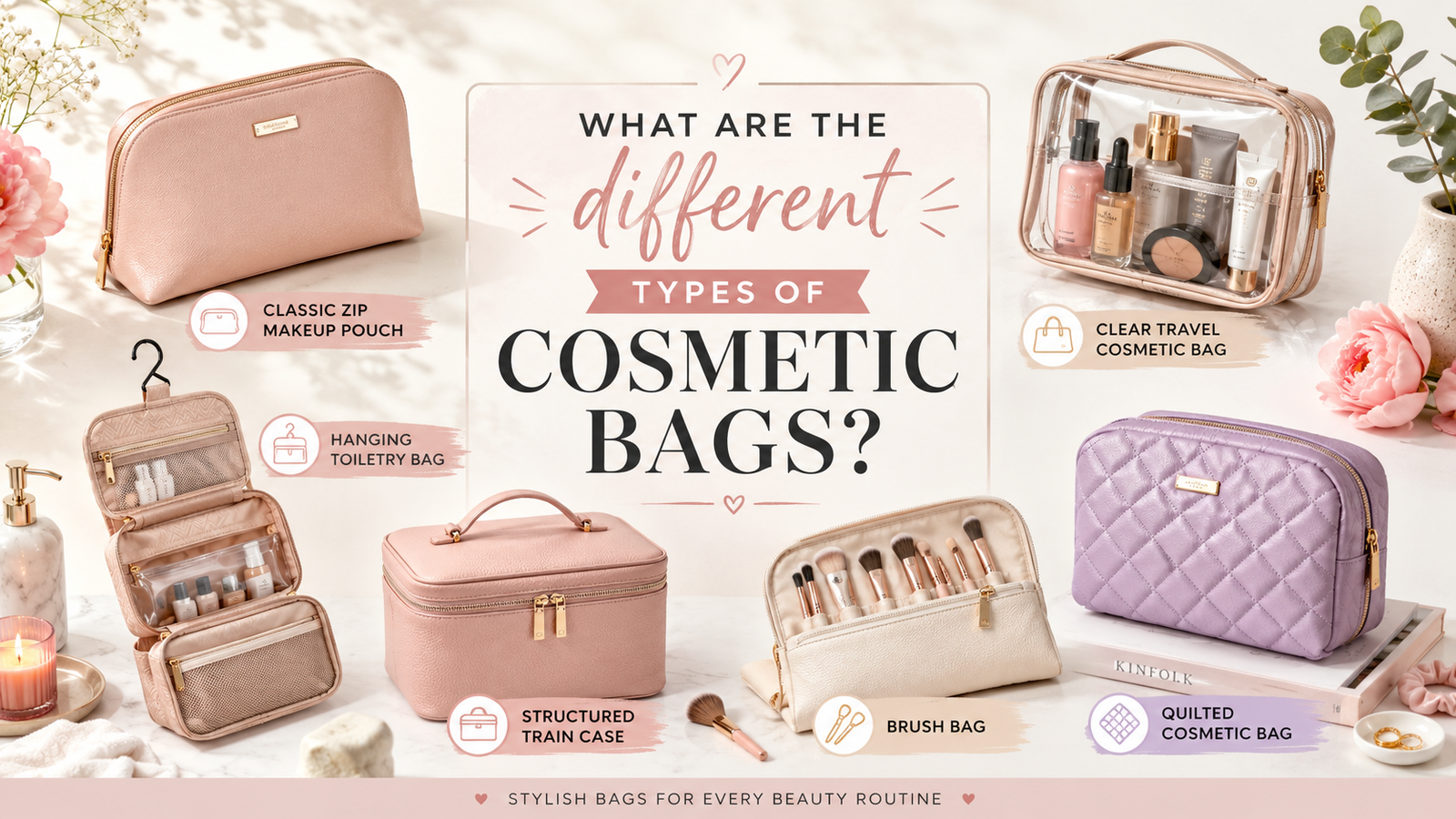 What are the Different Types of Cosmetic Bags?