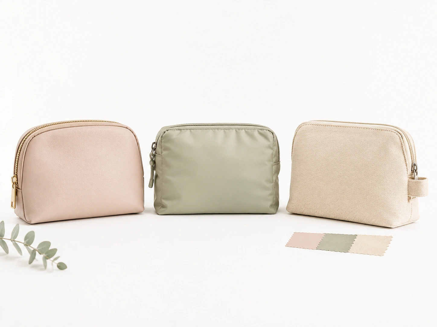 PU Leather vs Nylon vs Canvas Cosmetic Bags