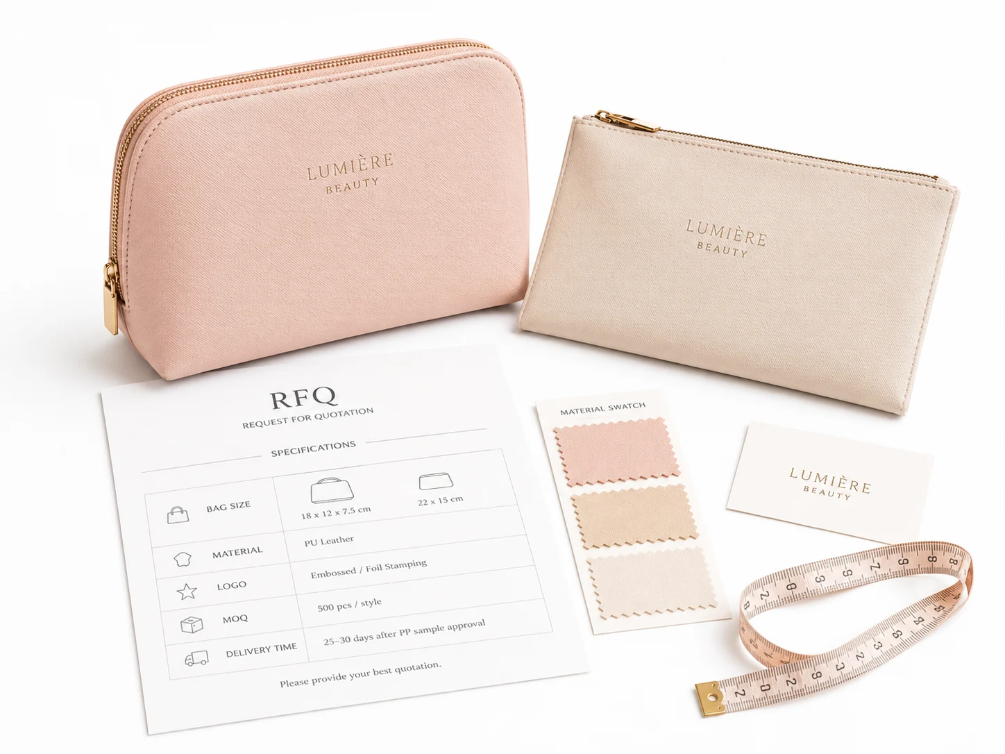 Custom Makeup Bag RFQ: Complete Buyer Checklist