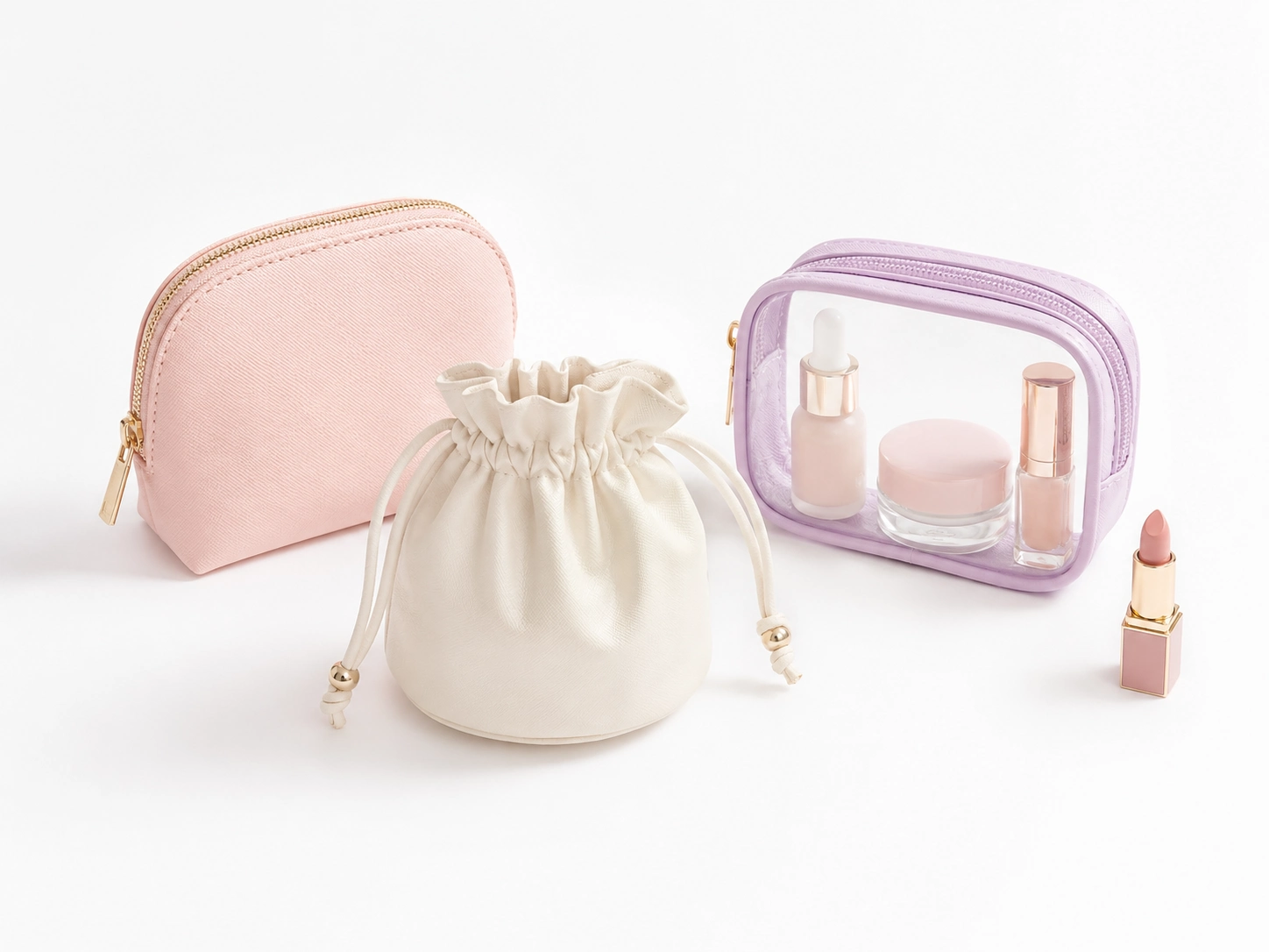 Mini Makeup Bags for Travel Size Beauty Products