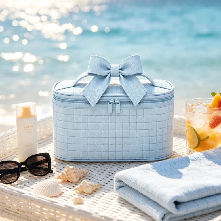 Quilted Vanity Cosmetic Bags