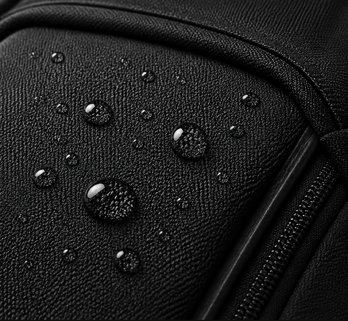 Placeholder for printed logo backpack example
