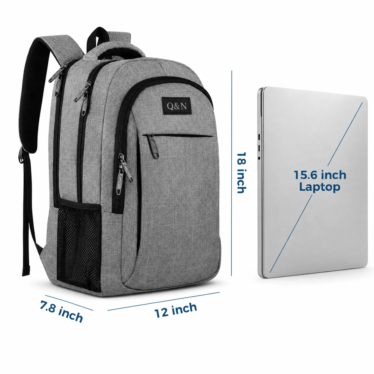 Custom laptop and business backpack direction