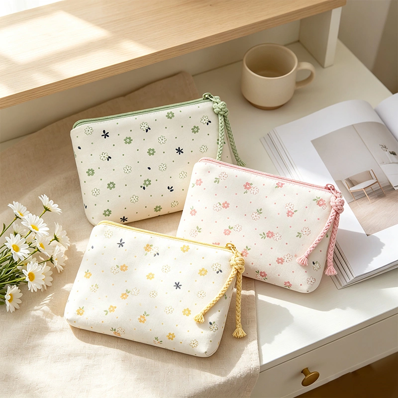 canvas cosmetic bag